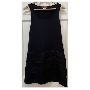 M USA Black Sleeveless A-Line Bottom Tiered Dress Women’s Size Small